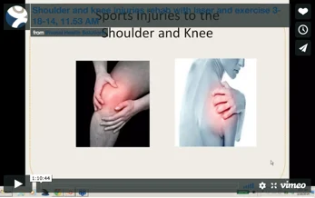 Shoulder and Knee Injuries